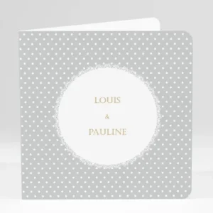 Faire-part de mariage Petite dentelle*Faire-part Elégant Discount