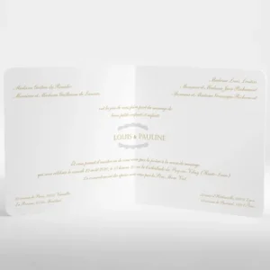Faire-part de mariage Petite dentelle*Faire-part Elégant Discount
