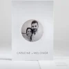 Faire-part de mariage Photo tressee*Faire-part Elégant Outlet