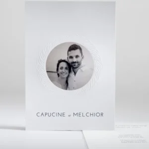 Faire-part de mariage Photo tressee*Faire-part Elégant Outlet