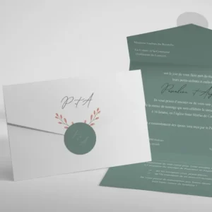 Faire-part de mariage Pink*Faire-part Elégant Outlet