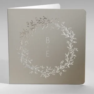Faire-part de mariage Poesie argentee*Faire-part Elégant New