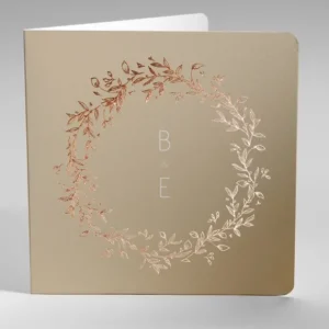 Faire-part de mariage Poesie cuivree*Faire-part Elégant Outlet