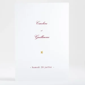 Faire-part de mariage Poudre d'or chic*Faire-part Elégant Clearance