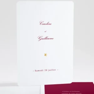 Faire-part de mariage Poudre d'or chic*Faire-part Elégant Clearance