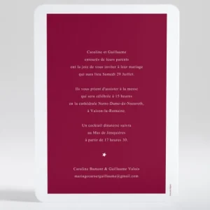 Faire-part de mariage Poudre d'or chic*Faire-part Elégant Clearance