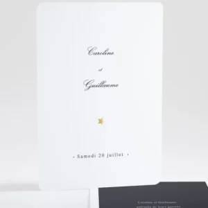 Faire-part de mariage Poudre d'or chic*Faire-part Elégant Clearance