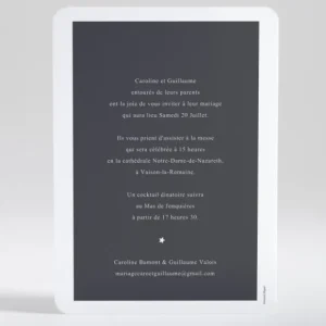 Faire-part de mariage Poudre d'or chic*Faire-part Elégant Clearance