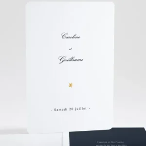Faire-part de mariage Poudre d'or chic*Faire-part Elégant Clearance