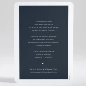 Faire-part de mariage Poudre d'or chic*Faire-part Elégant Clearance