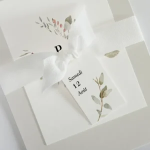 Faire-part de mariage Prevenance*Faire-part Elégant New
