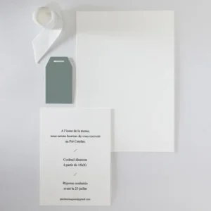 Faire-part de mariage Prevenance*Faire-part Elégant New