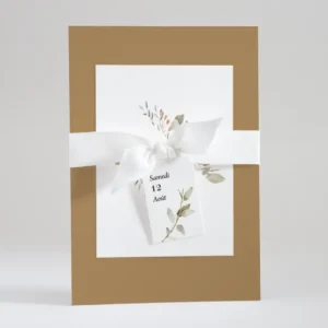 Faire-part de mariage Prevenance*Faire-part Elégant New