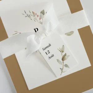 Faire-part de mariage Prevenance*Faire-part Elégant New