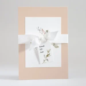 Faire-part de mariage Prevenance*Faire-part Elégant New
