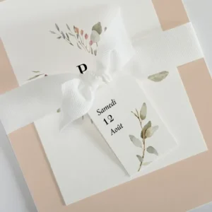 Faire-part de mariage Prevenance*Faire-part Elégant New