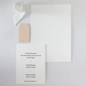 Faire-part de mariage Prevenance*Faire-part Elégant New