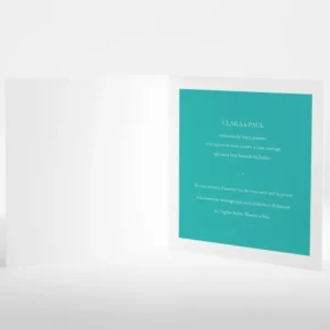 Faire-part de mariage Promesse fleurie*Faire-part Elégant Clearance