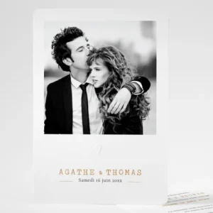 Faire-part de mariage Promesse d'amour*Faire-part Elégant Sale