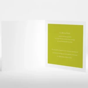 Faire-part de mariage Promesse fleurie*Faire-part Elégant Clearance