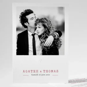 Faire-part de mariage Promesse d'amour*Faire-part Elégant Sale