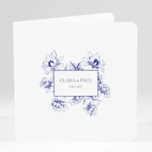 Faire-part de mariage Promesse fleurie*Faire-part Elégant Clearance