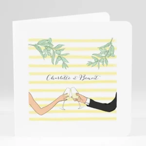 Faire-part de mariage Provence*Faire-part Elégant Discount