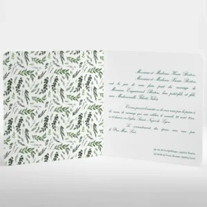 Faire-part de mariage Provencal*Faire-part Elégant Hot