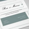 Faire-part de mariage Raffinement*Faire-part Elégant Sale