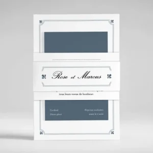 Faire-part de mariage Raffinement*Faire-part Elégant Sale