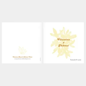 Faire-part de mariage Reve*Faire-part Elégant Hot