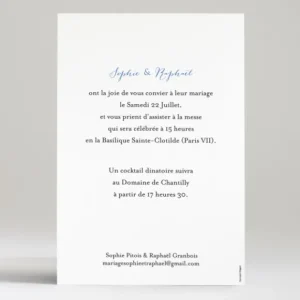 Faire-part de mariage Ronde fleurie*Faire-part Elégant Outlet