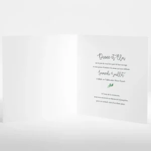 Faire-part de mariage Ronde chic*Faire-part Elégant Sale