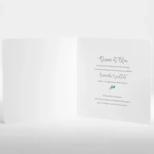 Faire-part de mariage Ronde chic*Faire-part Elégant Sale