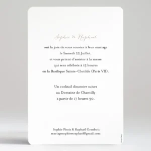 Faire-part de mariage Ronde fleurie*Faire-part Elégant Outlet