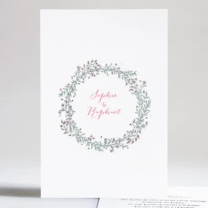 Faire-part de mariage Ronde fleurie*Faire-part Elégant Outlet
