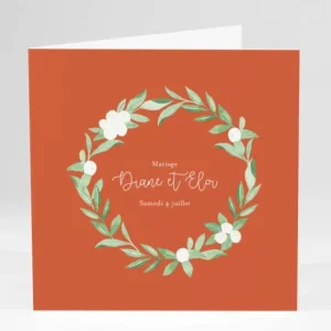 Faire-part de mariage Ronde chic*Faire-part Elégant Sale