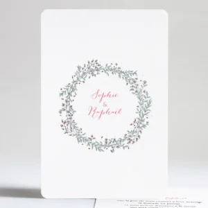 Faire-part de mariage Ronde fleurie*Faire-part Elégant Outlet