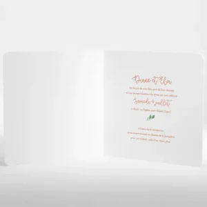 Faire-part de mariage Ronde chic*Faire-part Elégant Sale