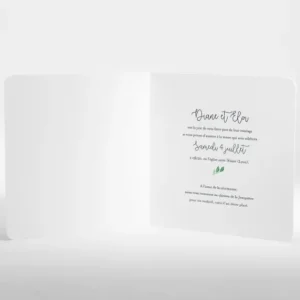 Faire-part de mariage Ronde chic*Faire-part Elégant Sale