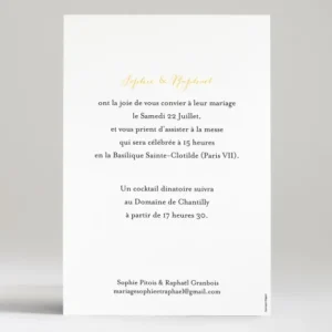 Faire-part de mariage Ronde fleurie*Faire-part Elégant Outlet