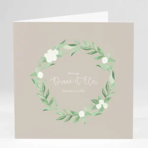 Faire-part de mariage Ronde chic*Faire-part Elégant Sale