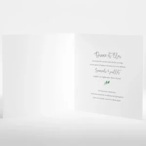 Faire-part de mariage Ronde chic*Faire-part Elégant Sale