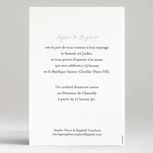 Faire-part de mariage Ronde fleurie*Faire-part Elégant Outlet