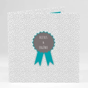 Faire-part de mariage Ruban*Faire-part Elégant New