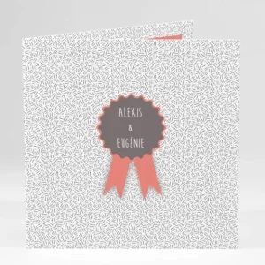 Faire-part de mariage Ruban*Faire-part Elégant New