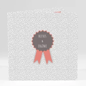 Faire-part de mariage Ruban*Faire-part Elégant New