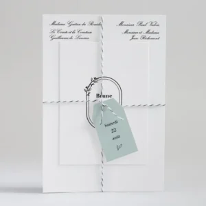 Faire-part de mariage Signature*Faire-part Elégant Hot