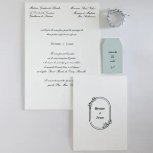 Faire-part de mariage Signature*Faire-part Elégant Hot