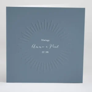 Faire-part de mariage Soleil chic*Faire-part Elégant Discount